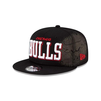 Sapca New Era Chicago Bulls NBA Faded 9FIFTY Snapback - Negrii